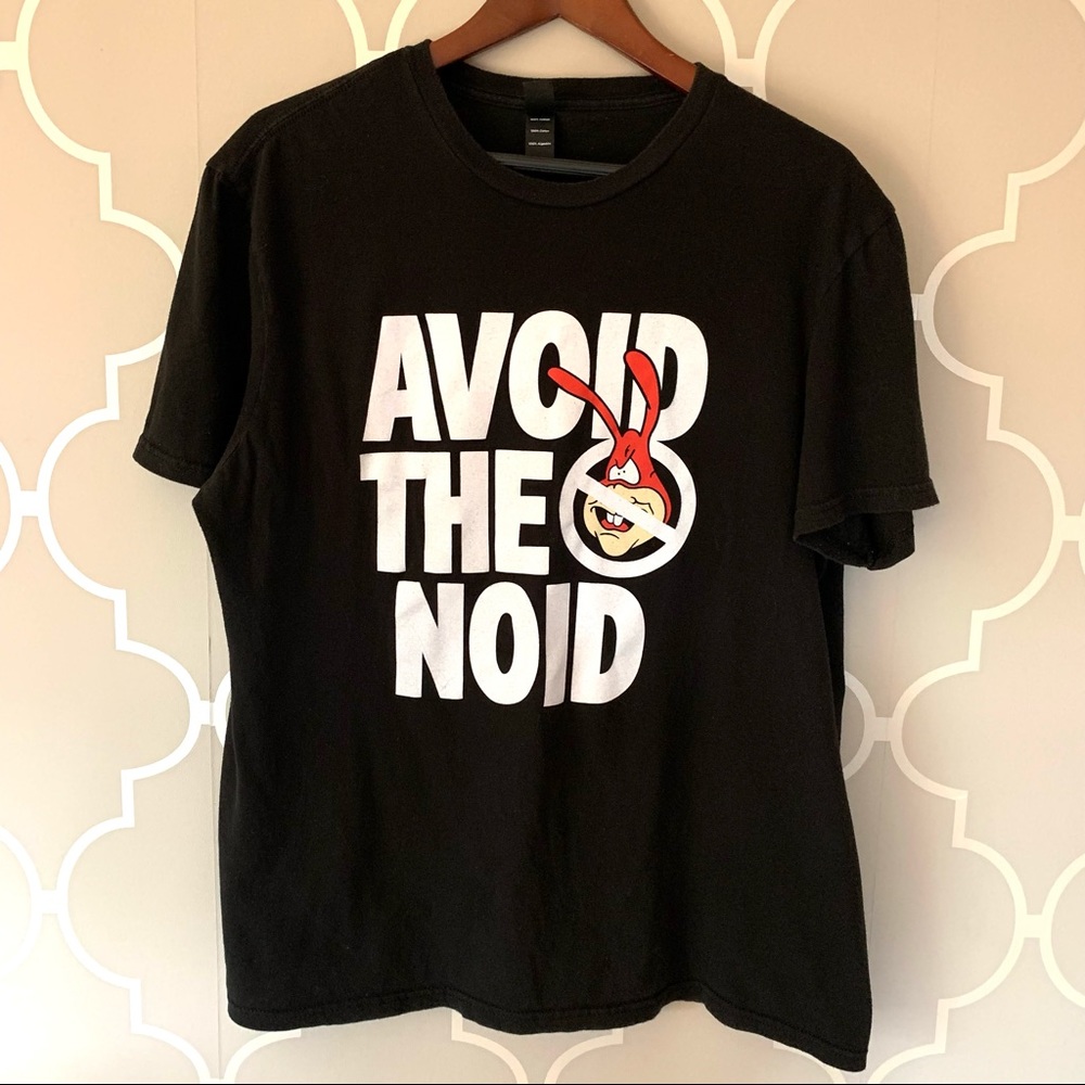 AVOID THE NOID District Brand 100% Cotton Tee Men’s Size Large